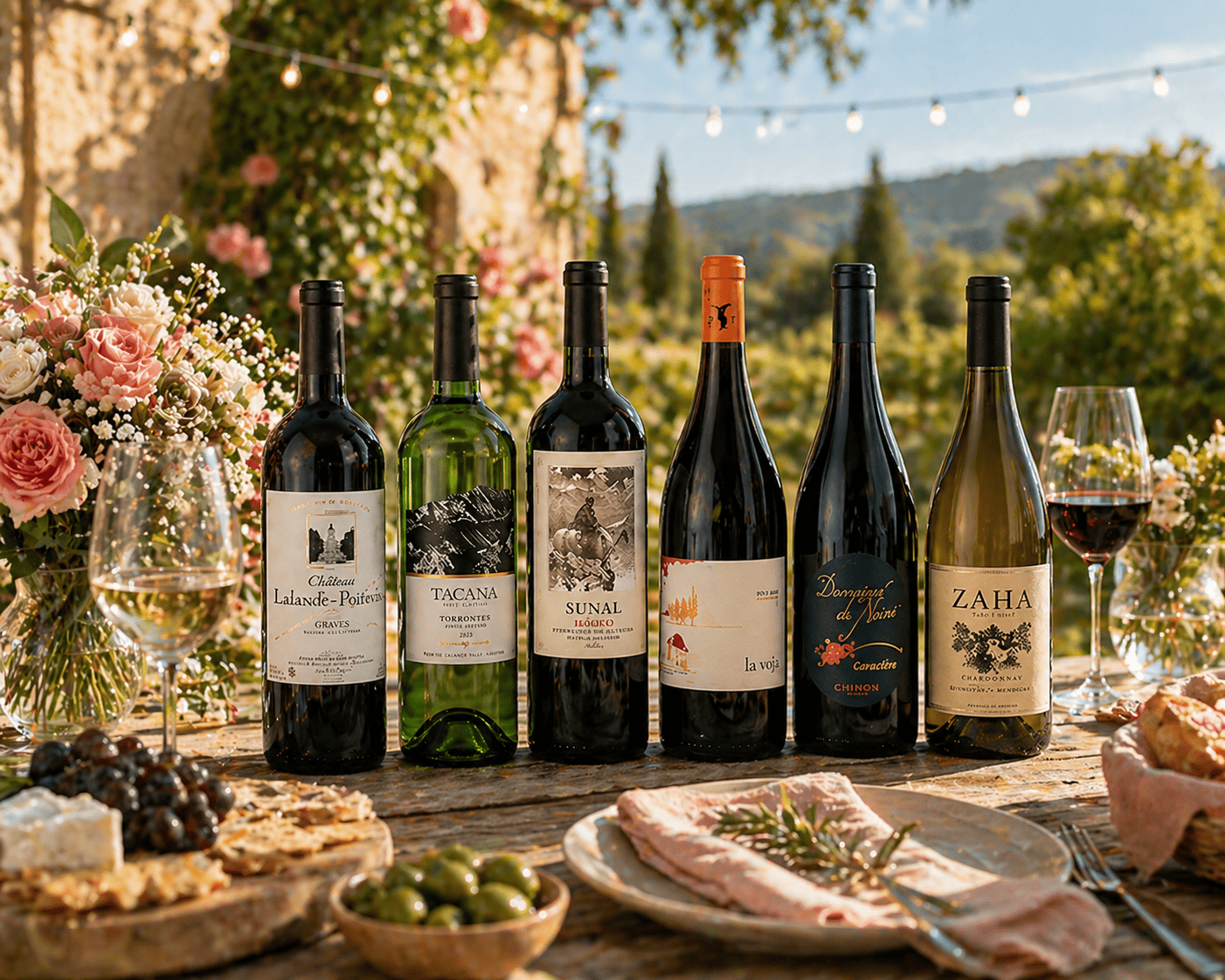 Mother’s Day wine lifestyle setting