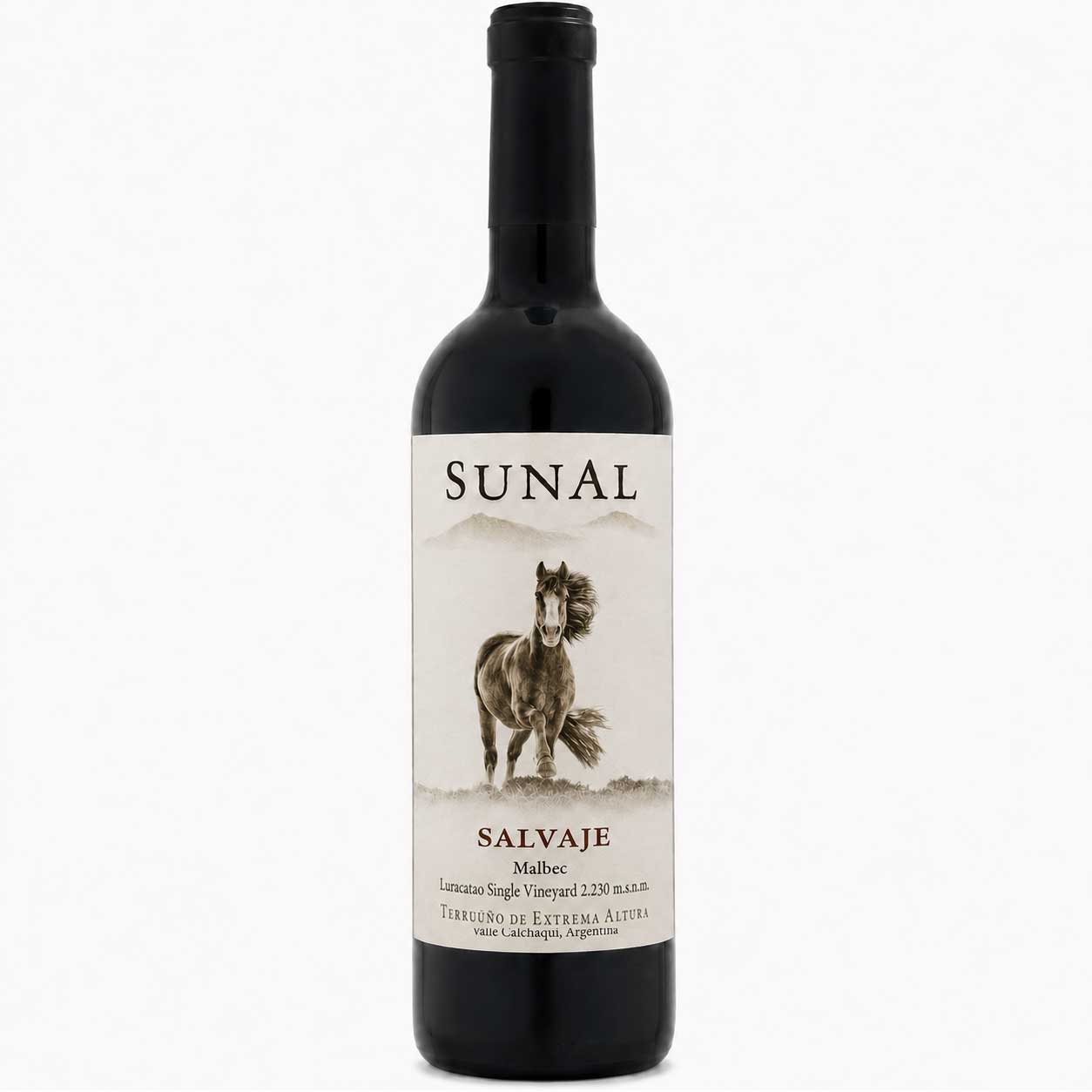 Sunal Salvaje Luracatao Malbec bottle