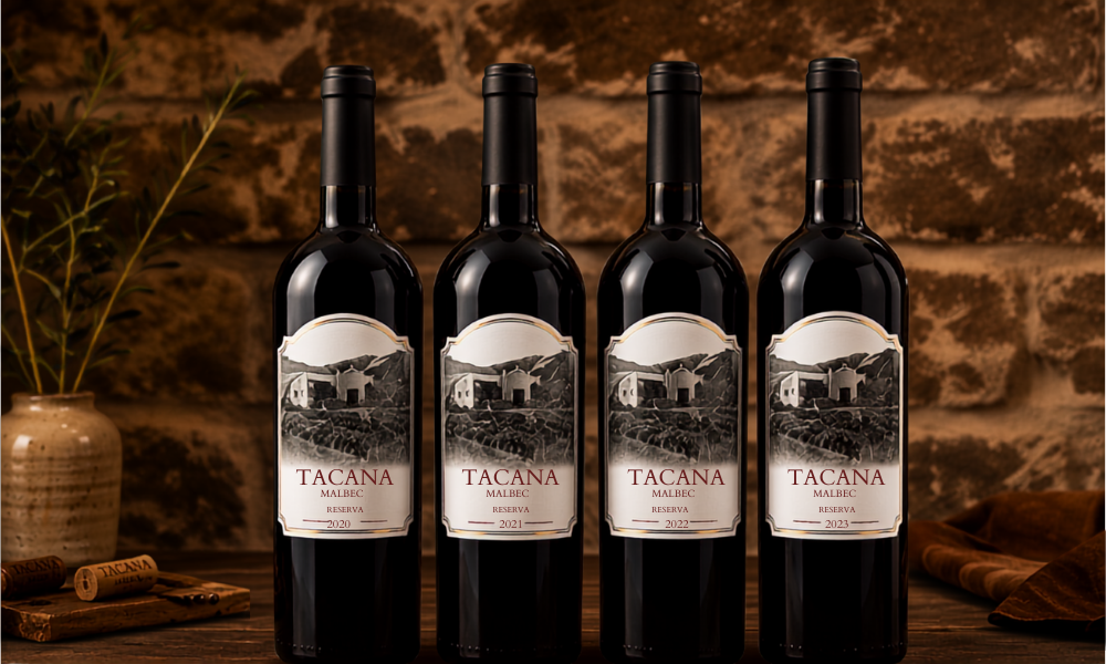 The Tacana Reserva vertical — 2020, 2021, 2022, and 2023